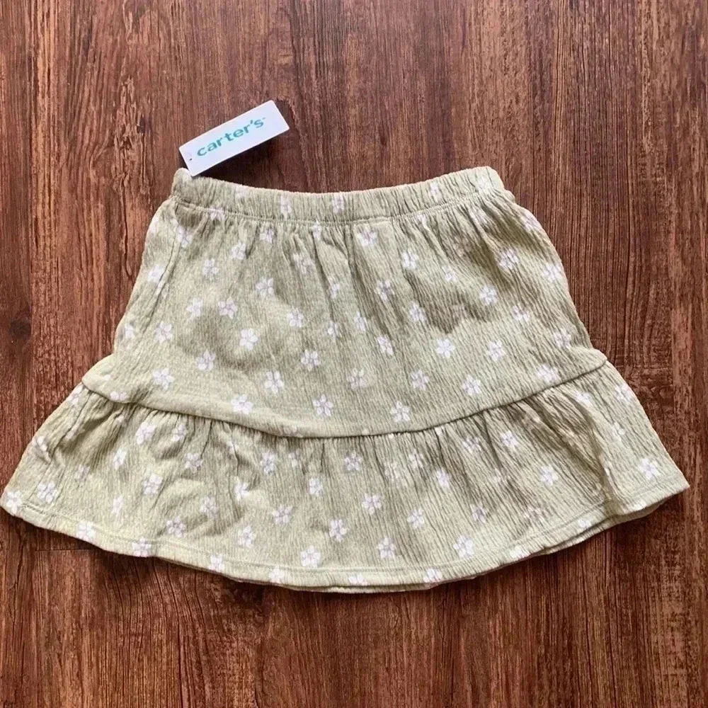 Carter’s Floral Print Skirt Green 5T
